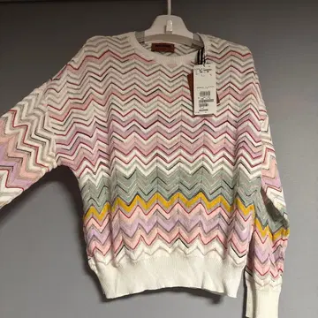 MISSONI 긴팔 니트 멀티 컬러 사이즈 40