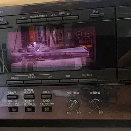 롯데 lc7500w 더블 데크