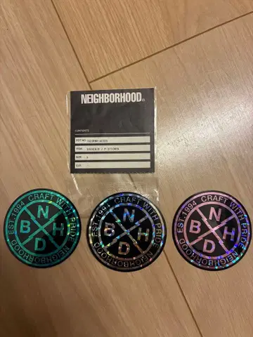 NEIGHBORHOOD SOUVENIR P-STICKER 스티커