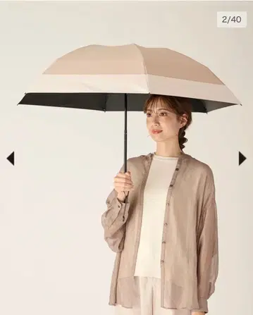 [ 새상품 ] 선배리어100 3단 접이식 양산 핑크 x moku 핑크 차광