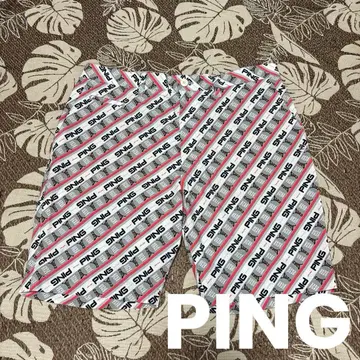 PING(핑) Mr. PING 바이어스 프린트 스트레치 숏팬츠
