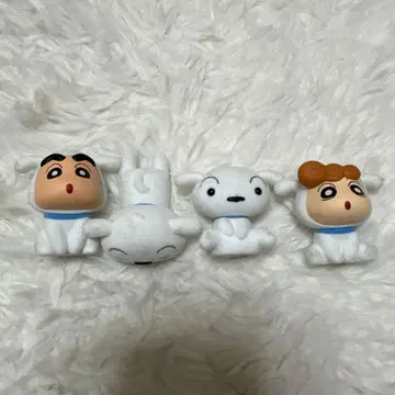짱구는 못말려(크레용 신짱) 시로 피규어 4체 세트