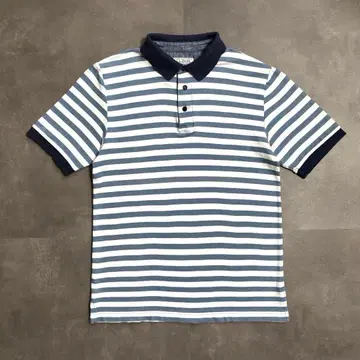 90s Vintage L.L.Bean 엘엘빈 보더 무늬 피케 셔츠