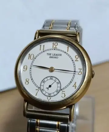 SEIKO 세이코 THE LEAGUE 남성용 쿼츠 배터리 포함 작동품