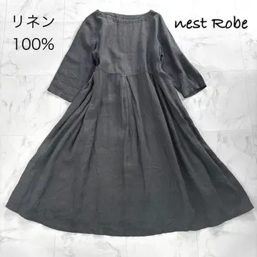 네스트로브 nest Robe 린넨 100% 롱 원피스
