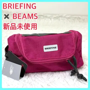 미사용 BRIEFING BEAMS LaLabegin 화장품 파우치 핑크