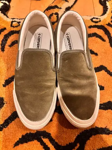 CONVERSE SKATEBOARDING 슬립온 올리브 25.5cm