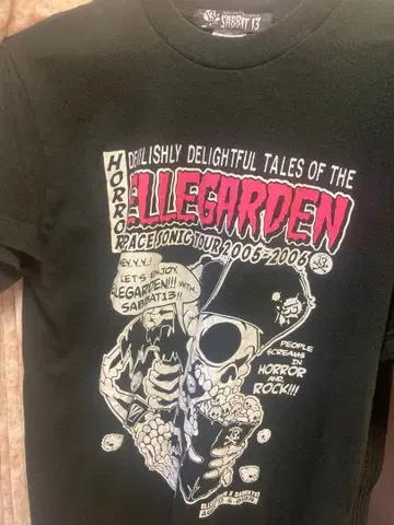 ELLEGARDEN T셔츠 S 사이즈 SPACE SONIC TOUR