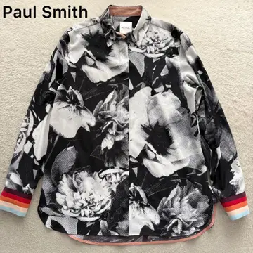 컨디션 최상 Paul Smith 폴스미스 셔츠 올 패턴 멀티 스트라이프