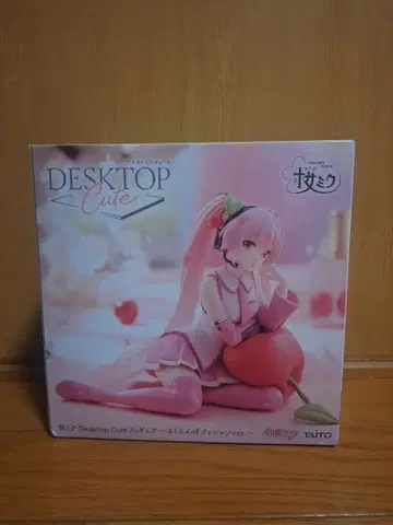 벚꽃 미쿠 Desktop Cute 체리 쿠션 ver. 피규어