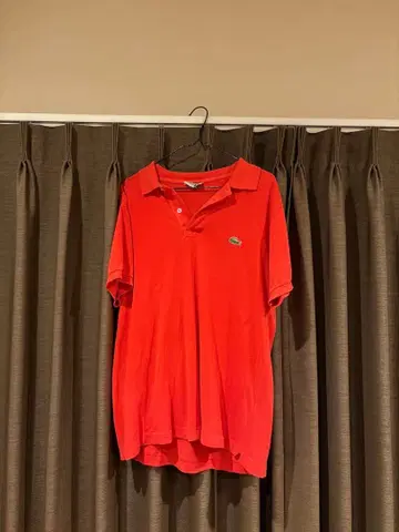 LACOSTE 라코스테 피케 셔츠 오렌지