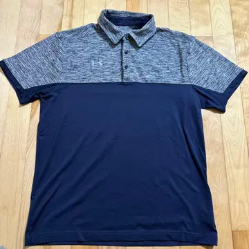 언더아머 HeatGear 피케 셔츠 네이비 L