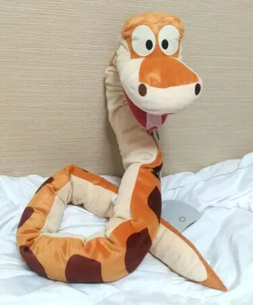 디즈니 리조트 정글북 카 퍼펫 롱 봉제 인형 뱀
