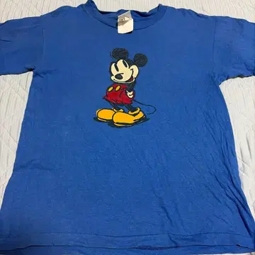 [90s USA제] 디즈니 스토어 미키 티셔츠 구제 의류