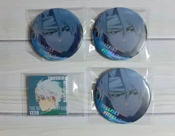 BLEACH 히츠가야 토시로 캔뱃지 4개 세트