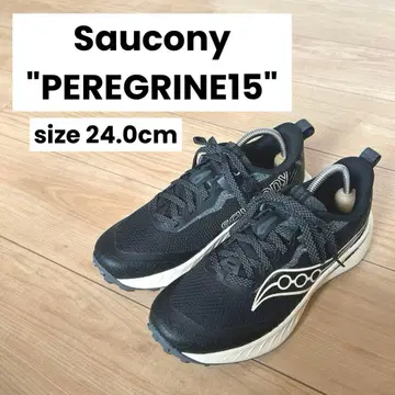 새상품급 써코니 'PEREGRINE 15' 24.0cm 블랙