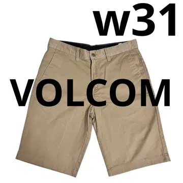 [ 새상품급 ] VOLCOM ( 볼컴 ) 치노 숏팬츠 베이지 W31