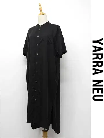 V346 YARRA NEU 야라뉴 텐셀린넨 원피스 롱 블랙