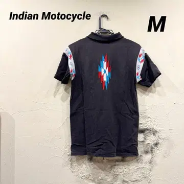 Indian Motocycle 인디언 모토사이클 치마요 패턴 피케 셔츠