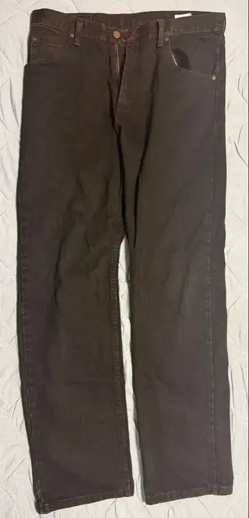 Wrangler 블랙 데님 팬츠