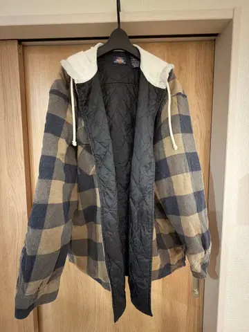 Dickies 후드 부착 퀼팅 플란넬 셔츠 3X