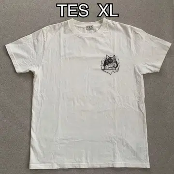 TES 엔드리스 써머 리퍼브히 티셔츠 화이트 XL 프렌치 불독