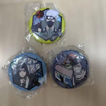 NARUTO 캔뱃지 3종 세트 카카시 히나타 자부자