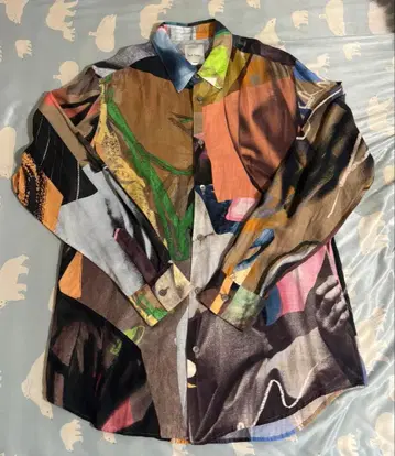 Paul Smith 패턴 셔츠 긴팔 셔츠 멀티 컬러 현행 택