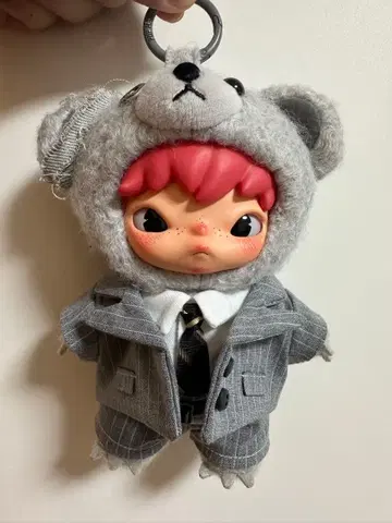 POP MART HIRONO 본체 + 봉제 인형 의류 세트
