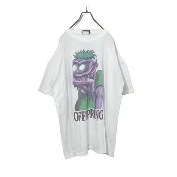 초레어 90s BROCKUM THE OFFSPRING 티셔츠 화이트 XL
