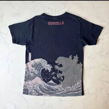 GODZILLA 고질라 가쓰시카 호쿠사이 우키요에 TEE