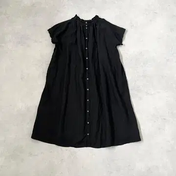 nest Robe 네스트로브 린넨 셔링 프렌치 슬리브 원피스