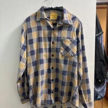 Sears PERMA-PREST 체크 셔츠 M