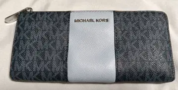 MICHAEL KORS 장지갑 라운드 지퍼 모노그램 마이클코어스