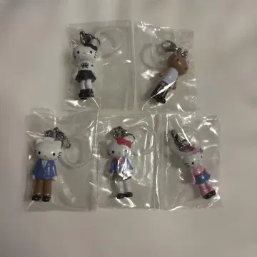 헬로키티 아시나가메지루시 액세서리 5종 컴플리트 세트
