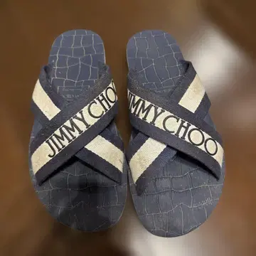 JIMMY CHOO 크로스 스트랩 샌들