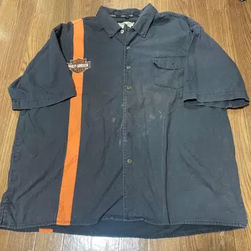 Harley-Davidson 반팔 셔츠 립스탑 xxl 야마다 렌