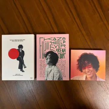 포스터 포함 [새상품급] 후지이 카제 블루레이 CD (초회 한정판) 세트