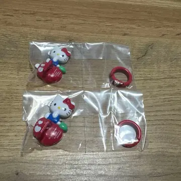 산리오 캐릭터 키링 행거 헬로키티 2개 세트