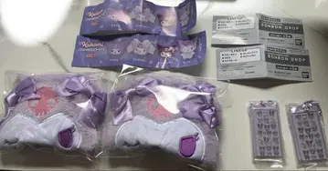 쿠로미 봉봉드롭 파우치 각 2개 세트