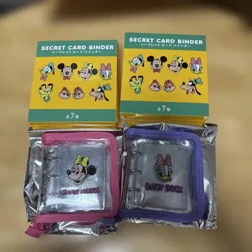 시크릿 카드 바인더 디즈니 스토어 2개 세트