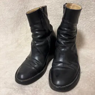 ann demeulemeester 블랙 사이드 집 부츠
