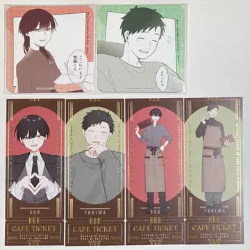 미팅에 갔더니 여자가 없었던 이야기 스오 토키와 티켓풍 카드 코스터