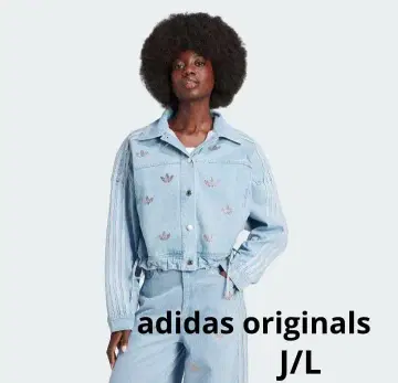 adidas Originals 데님 자켓 크롭 기장