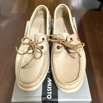 Clarks MUSTO 데크 슈즈 모카신 베이지