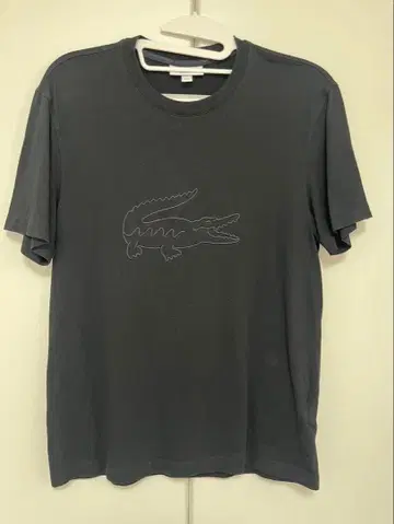 LACOSTE 라코스테 크루넥 T셔츠 빅와니 블랙