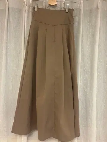 Majesticlegon 하이웨스트 레이스업 플레어 스커트