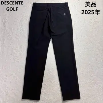 새상품급 25 모델 DESCENTE 팬츠 슬랙스 세탁 가능 블랙