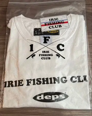 미사용 새상품 IRIE FISHING CLUB x deps 콜라보 T셔츠
