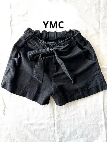 YMC 린넨 혼방 숏팬츠 블랙